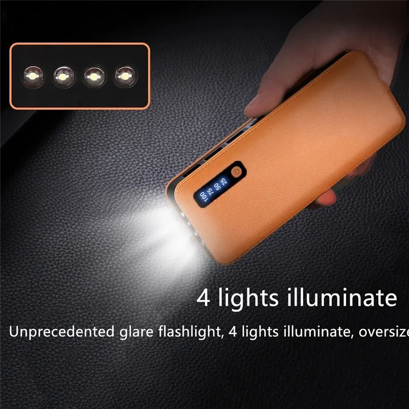 Портативное зарядное устройство 30000 мА портативное Внешняя батарея быстрое для