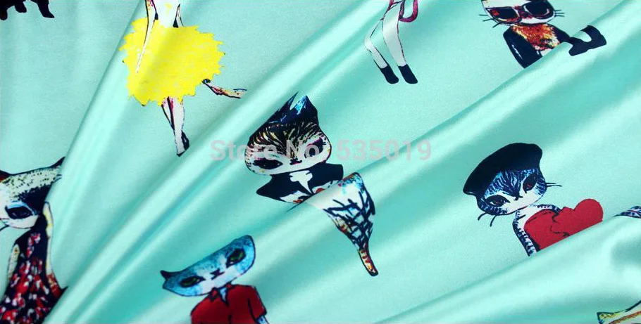 Новинка 2018 Модный женский супер поплин ткань 97% тутового шелка для шитья материал