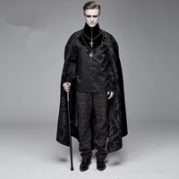 gothic men cloak coats men jacket cape trench coat winter party overcoat mens jackets men clothing cosplay costume