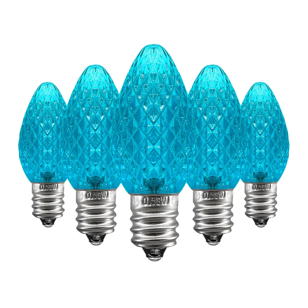 UL Listed 25 шт C7 светодиодный лампы для замены 2 SMD СВЕТОДИОДНЫЙ s в каждой