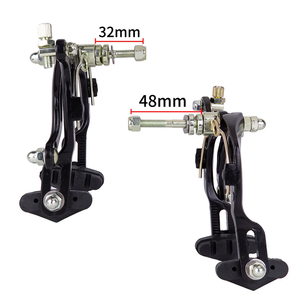 

1 Pair Bicycle Brakes Front Rear Bicycle Side Pull Brake Aluminum Alloy Cycling Bike C Clip Caliper Set For Cycling Bike Brake