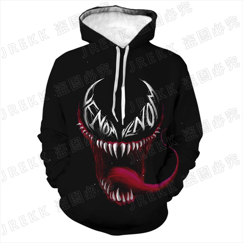 Толстовка Venom для мужчин и женщин детский пуловер с 3D принтом свитшоты мальчиков
