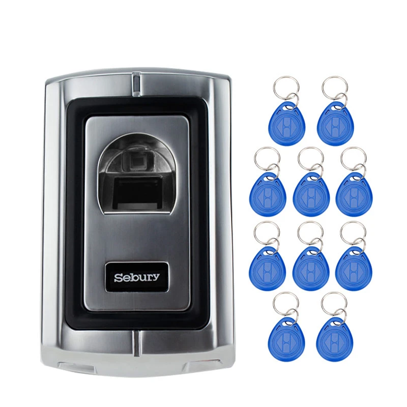 125 кГц RFID сканер отпечатков пальцев без клавиатуры дверные замки с металлической