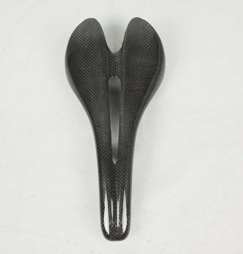 Карбоновое седло 3k яркое сиденье для дорожного велосипеда горного 127*260 мм|Седло