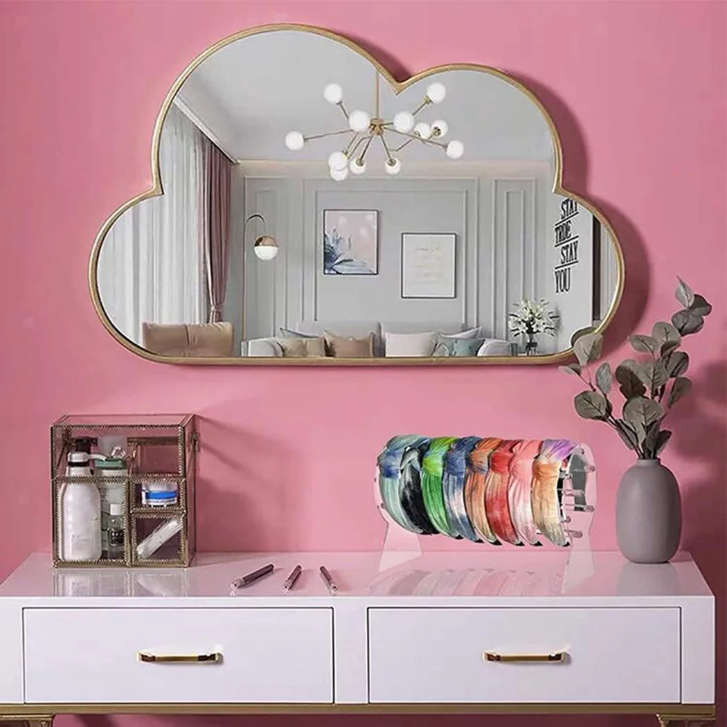 

1pc Acrylic Clear Headband Holder Scrunchie Storage Display Organizer Stand Transparent Holders Home Storage & Organization