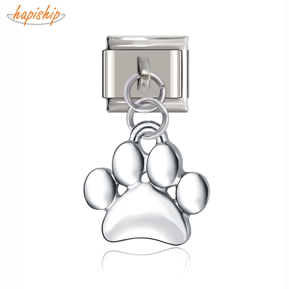 Hapiship оригинальный итальянский Браслет 9 мм из нержавеющей стали ширина с