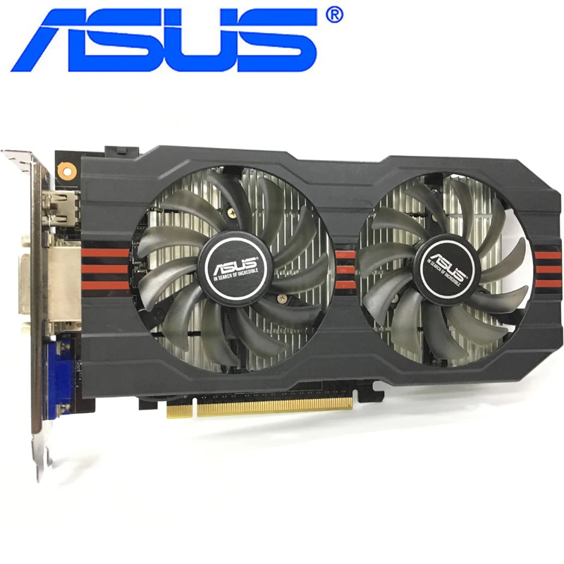 Видеокарта ASUS GTX 750Ti 2 Гб 128 бит GDDR5 видеокарты для nVIDIA Geforce 750 Ti GTX750Ti VGA карты DVI