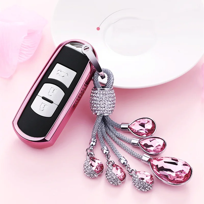 Мягкий TPU чехол для автомобиля брелка с ключом защиты Mazda 2 mazda 3 5 6 CX 4 7 9 Atenza Axela MX5