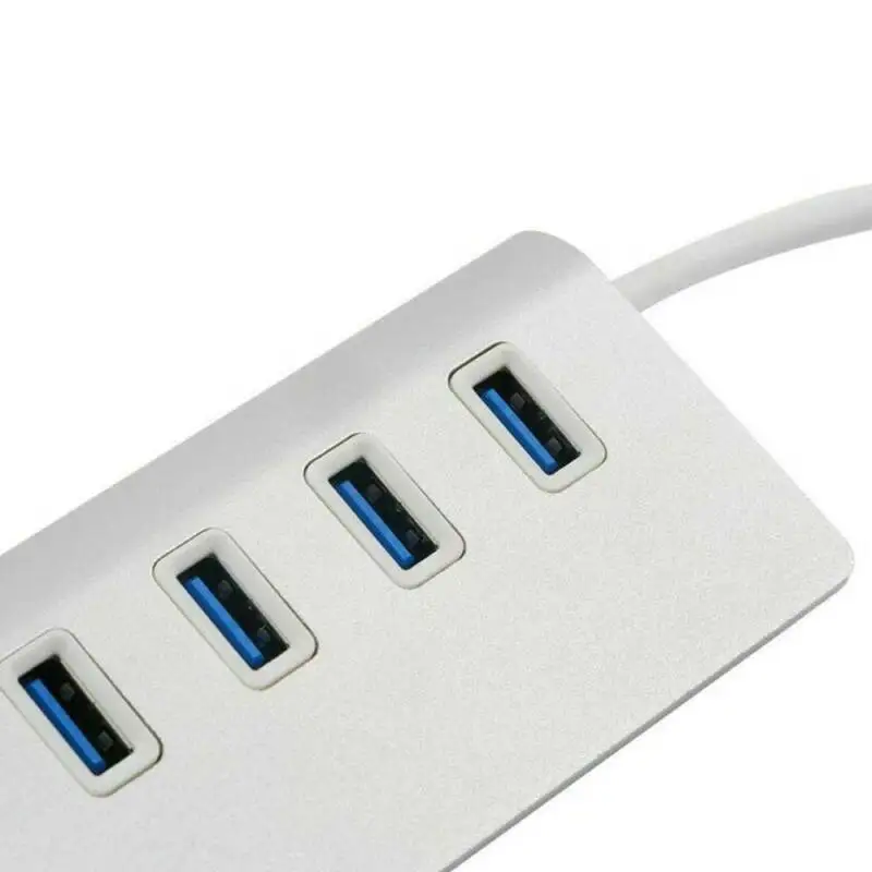 

4 Ports USB 3.0 HUB Splitter Power Adapter For Laptop Notebook Desktop Computer