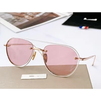 brand design oval fashion sunglasses hollow lens men%e2%80%98s and women%e2%80%99s sun glasses frame anti reflection gafas with original box