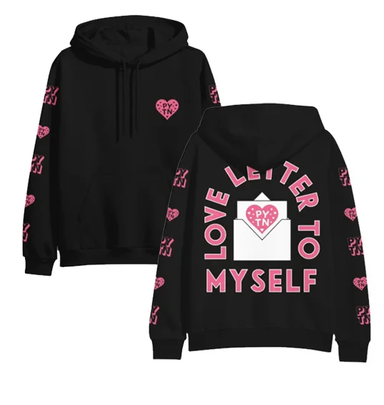 Новинка худи с надписью Love To yourself Payton Moormeier женская и мужская толстовка принтом pytn