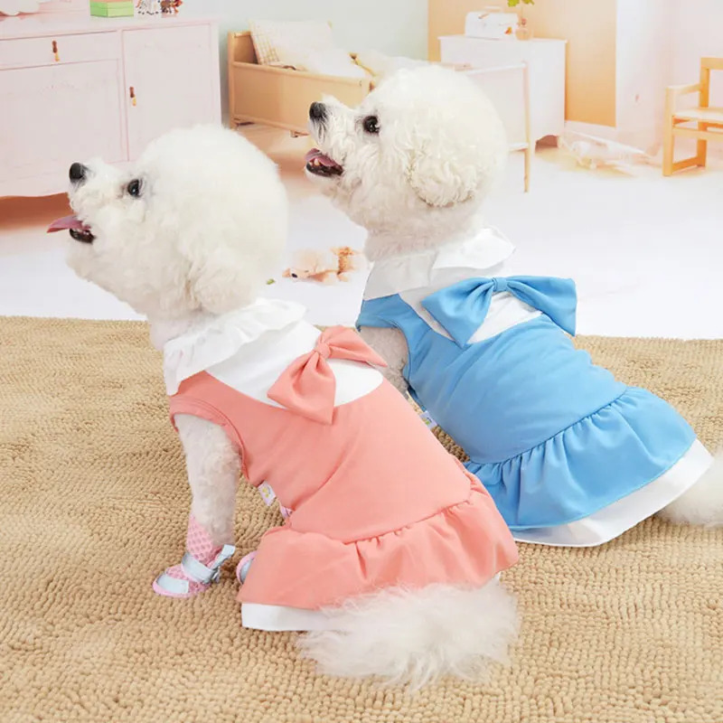 Летняя одежда для маленьких собак среднего размера Аксессуары домашних животных