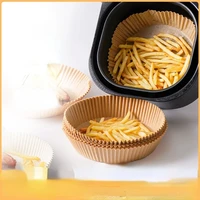 50pcs air fryer disposable paper liner disposable perforated non stick steaming basket mat kitchen tool dropshipping