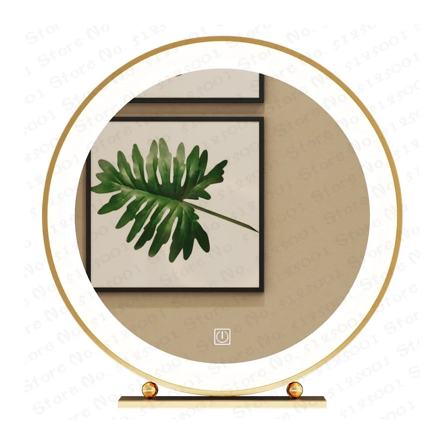 

Зеркала для спальни домашний декор светодиодное зеркало с подсветкой сенсорный экран стоячие HD косметические зеркала для туалетного столи...