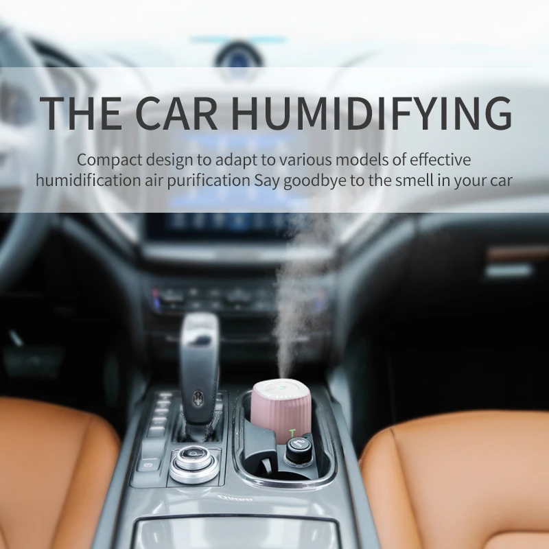 

Simple Popular USB Mini Air Humidifier Ultrasonic Essential Oil Aroma Diffuser Light Mist Maker For Home Car Travel Humidifier