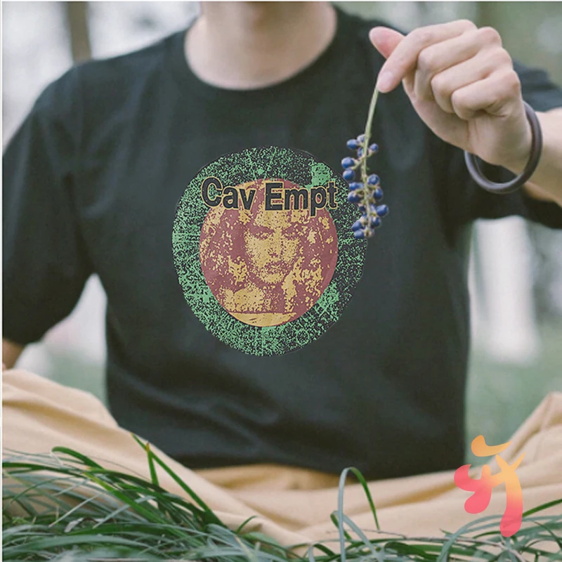 

Men's Clothing Summer CAVEMPT Washed Batik T-shirt High Quality Round Neck Loose Tops C.E. Fashion Casual Women's T Shirts