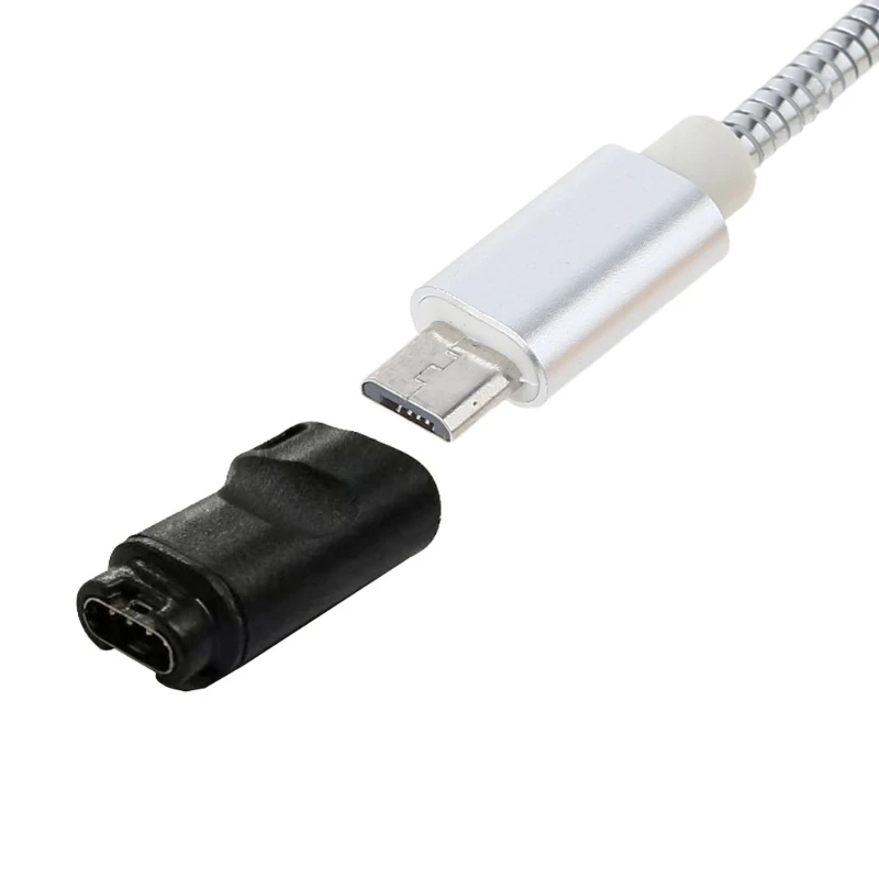 Переходник с разъема Micro USB или Type C на 4-контактный разъем для Garmin Forerunner 945 Vivoactive3