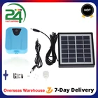 2лмин аквариумный воздушный насос на солнечных батареях, кислородный насос для аквариума, кислородный насос, USB зарядка, аэратор для пруда, водяной насос с 1 воздушным камнем