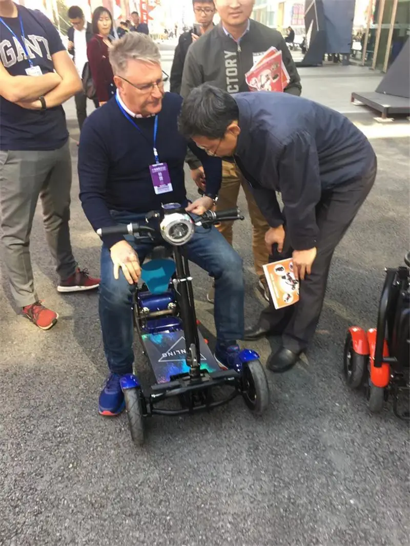 10 дюймов 4 колеса электрический скутер складной двойной привод 36 в 250 Вт 18 км/ч