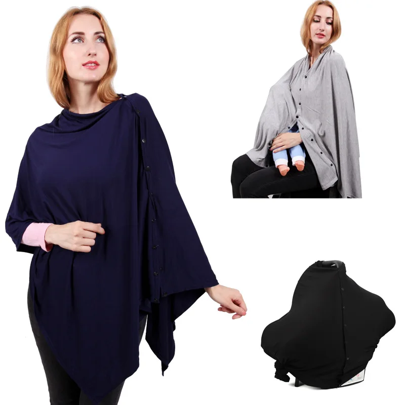 3 In 1 Breastfeeding Nursing Apron Cover Scarf Shawl Baby Seat Canopy Infant Stroller Mother Feeding Covers | Мать и ребенок