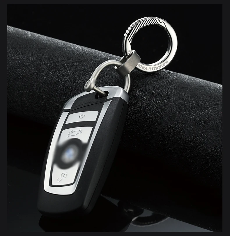 Титановый Поворотная цепочка для ключей мужчин и женщин роскошный автомобильный