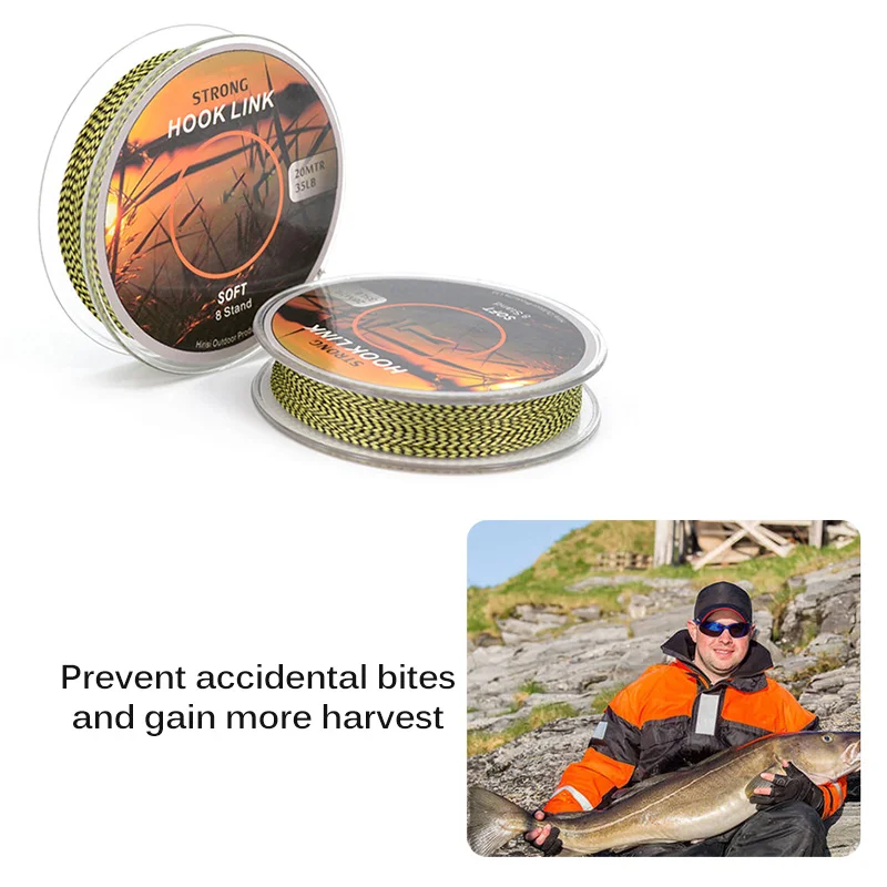 8 строка леска плетеный Канат с легкий Карп рыболовные снасти Портативный