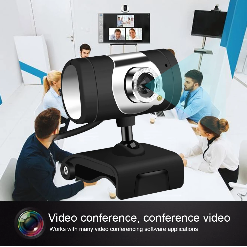 DeepFox USB 2 0 30 мегапиксельная веб камера HD Веб с микрофоном Микрофон черный цвет для