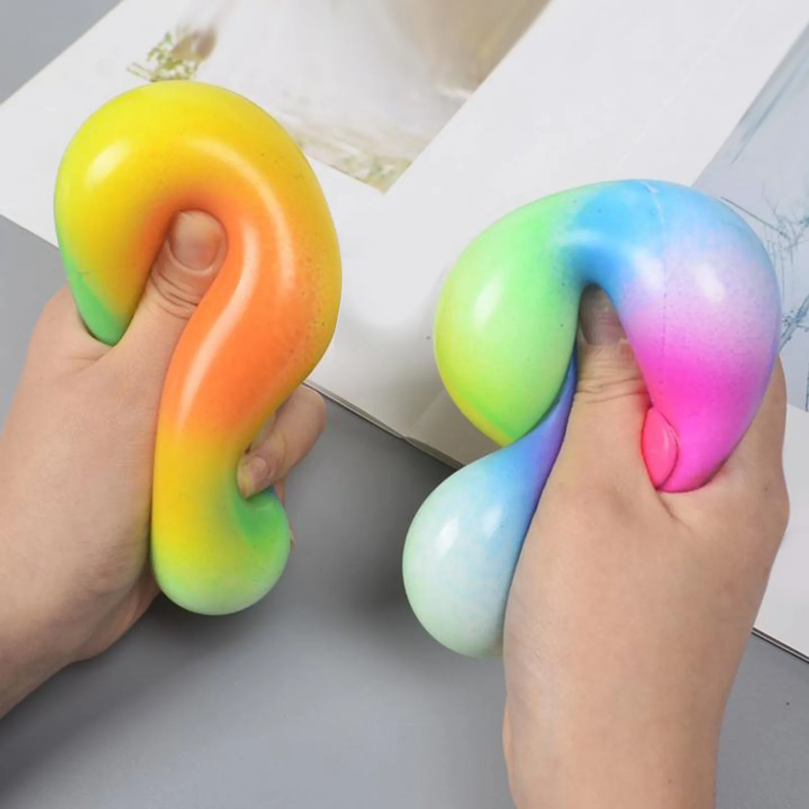 

Color Sensory Toy Office Stress Ball Pressure Ball Stress Reliever Toy decompression Fidget Toy Stress Relief Gift