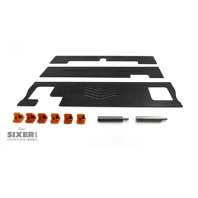 Металлическое устройство накладка-чехол для Капо 1/6 SIXER1 RC самурая на гусеничном ходу Аксессуары для автомобилей TH16444-SMT6