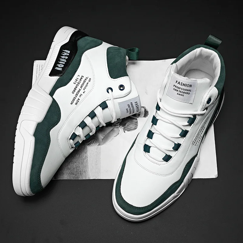 

Men's shoes 2020 winter new high-top Korean style trend wild sports winter plus velvet warm cotton shoes trend shoes men