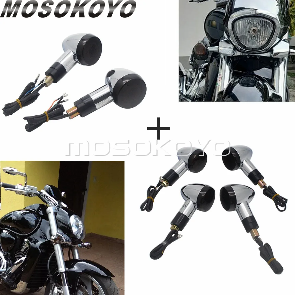 4 шт./(1 комплект) Светодиодный индикатор поворота для мотоцикла EMARK E4