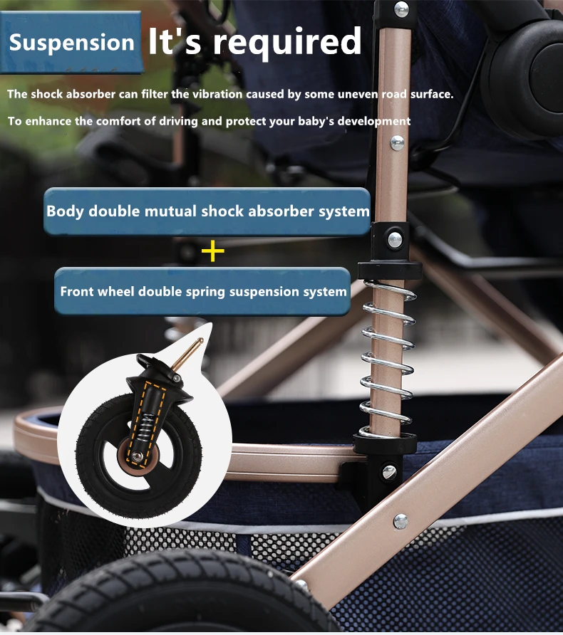 Быстрая доставка! Коляска детская 7 шт. складная с высокой