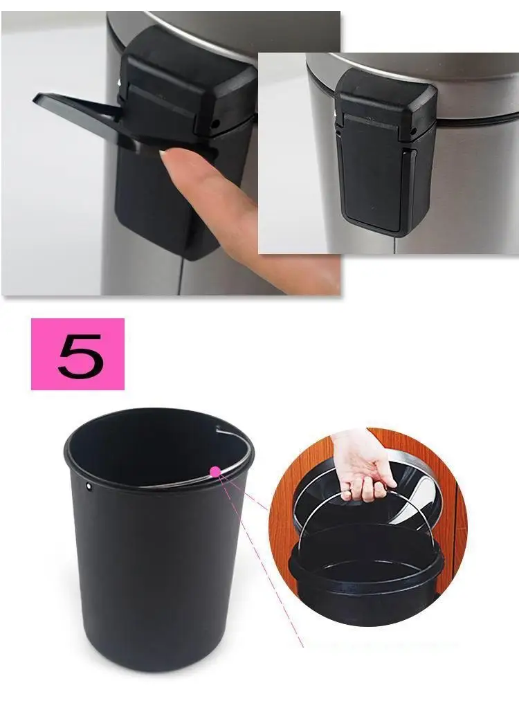 Oficina держатель для мусорного мешка автомобиля Trashcan De Cuisine Basurero Cocina педаль корзина для мусора Poubelle Cubo Basura мусорная корзина