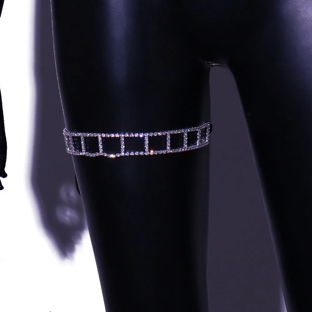 Эластичная полая цепочка Stonefans стразы жгут для ног женщин сексуальные аксессуары