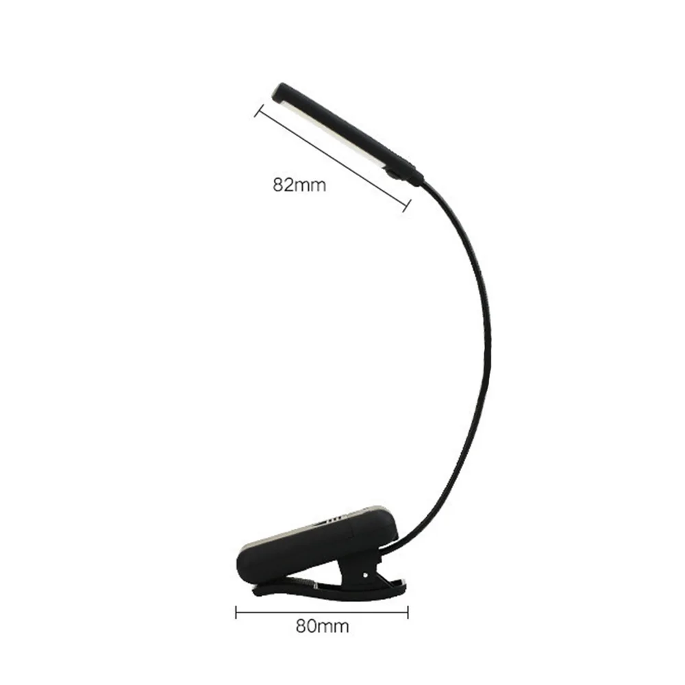 

LED Flexible Clip lamp Table Lamp USB Rechargeable Reading Desk Lamp Portable Table Lights Student Dormitory Eye Protection