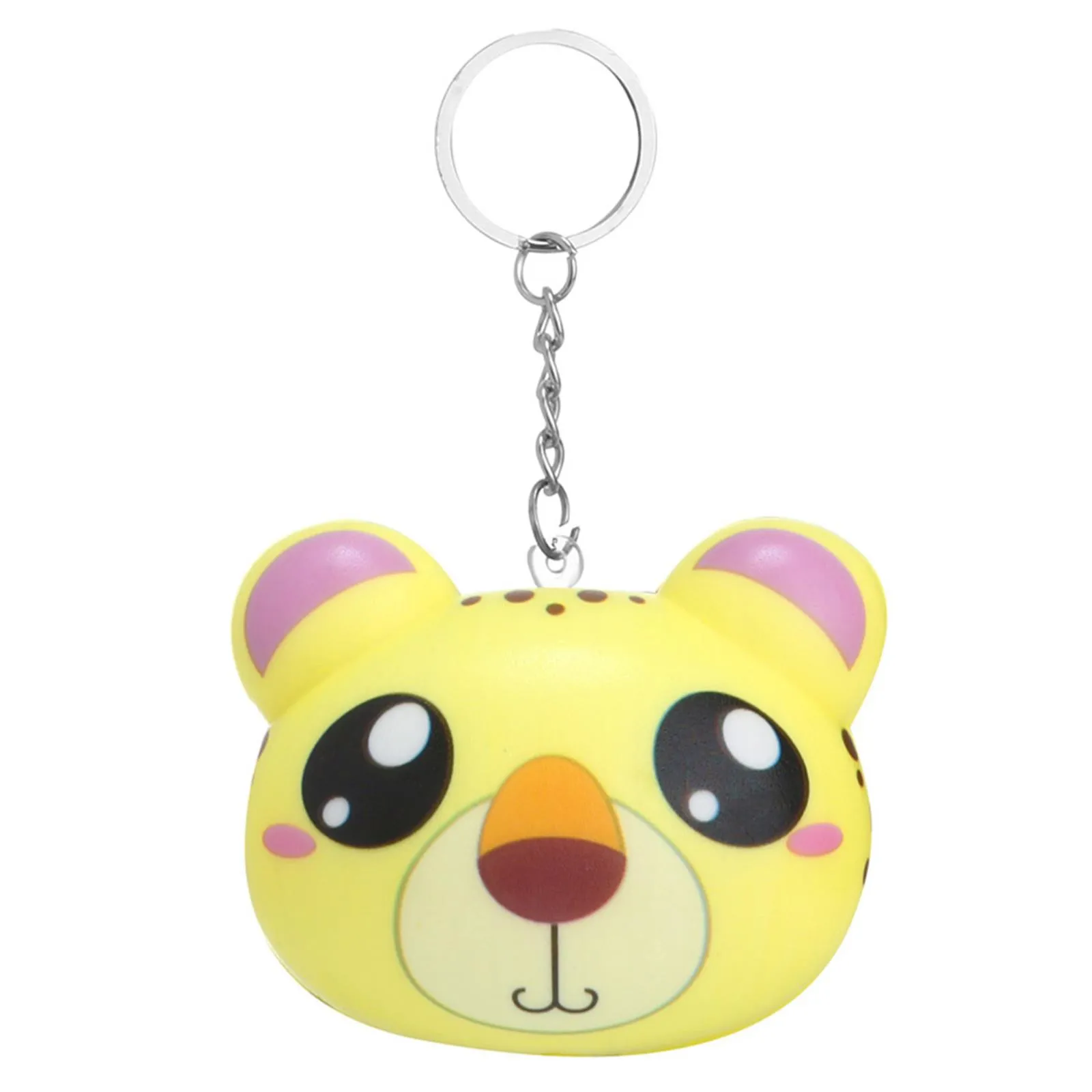Squishies-Llavero de dibujos animados de animales Kawaii, crema de elevaci&oacute;n lenta, alivia el estr&eacute;s, juguete de descompresi&oacute;n divertido para apretar la ventilaci&oacute;n # F-1