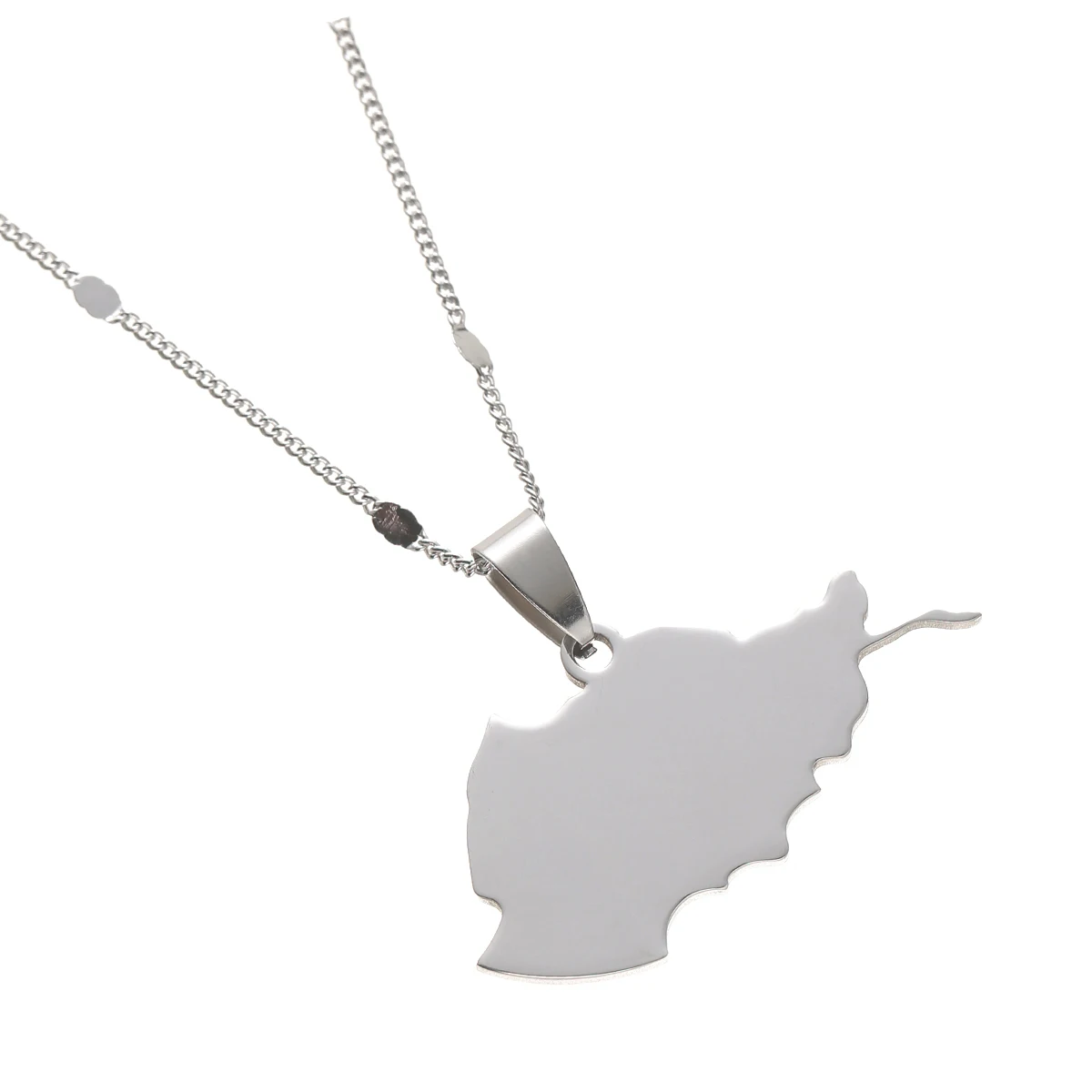 Подвески из нержавеющей стали золотого цвета в стране с картой Афганистана