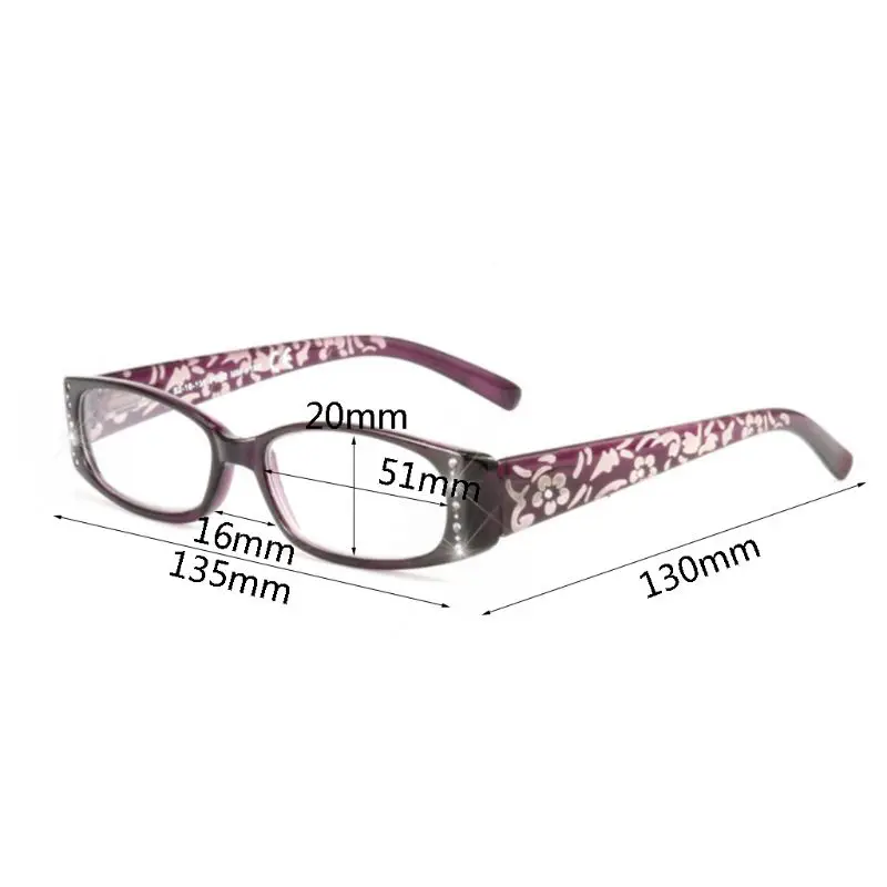 

Diamond Reading Glasses Women Ultralight Presbyopic Presbyopia Eyewear Eyeglass +1.0/+1.5/+2.0/+2.5/+3.0/+3.5