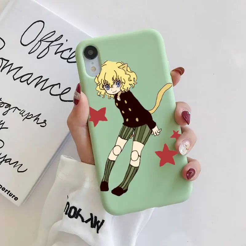 

Neferpitou Alluka hxh Phone Case Liquid Silicone for iPhone 11 Pro Max XR XS X Soft Candy Cover for iPhone 6 6S 7 8 Plus Cases