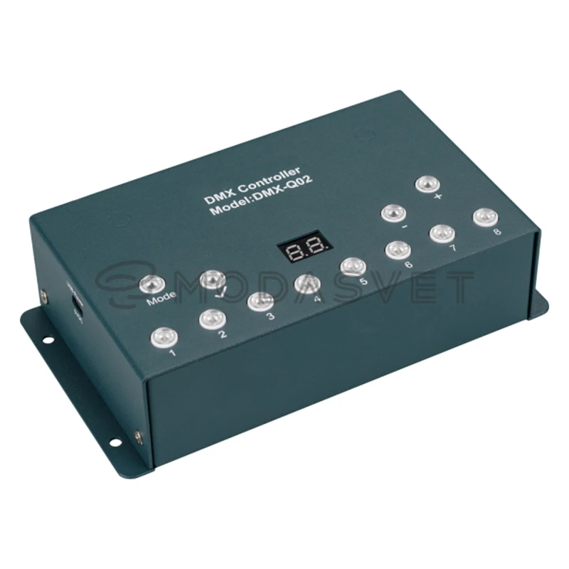 Controller dmx-q02a (USB 512 channel remote control 18кн) ( IP20 metal 1 year) 023739 led dimmer | Освещение