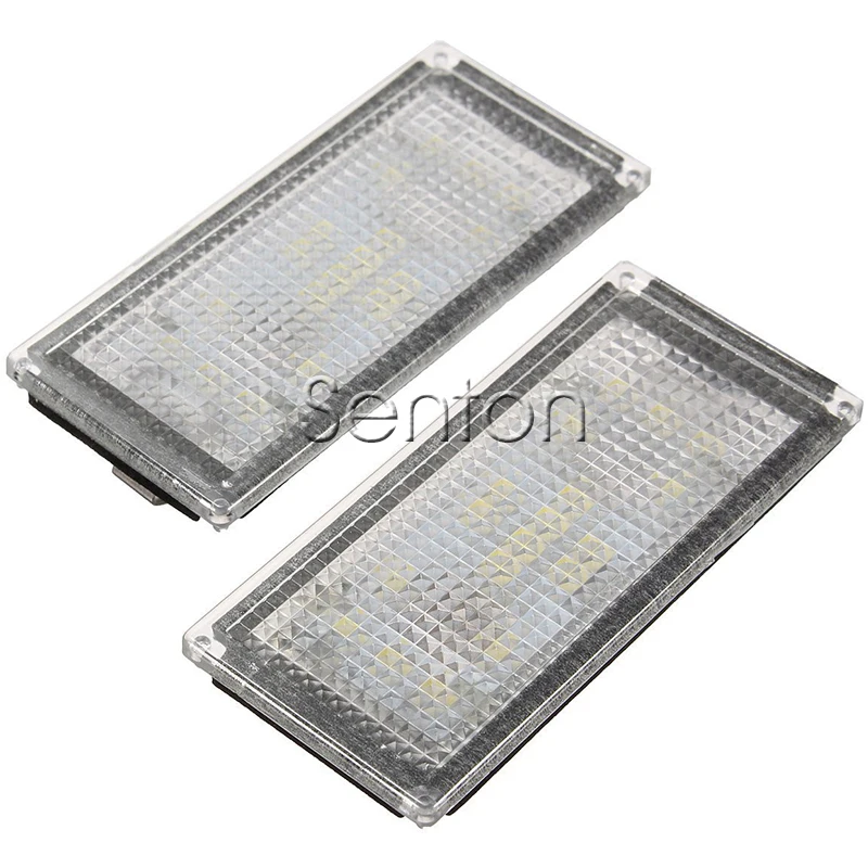 1 пара Автомобильный светодиодный номерной знак светильник дневные ходовые огни