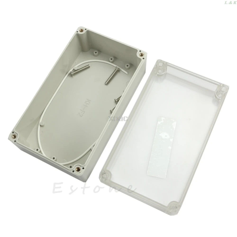 Прозрачный водонепроницаемый пластиковый чехол для электронных проектов 158x90x60