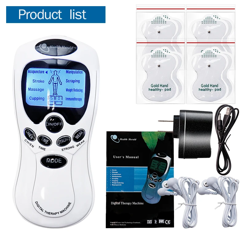 

Physiotherapy Massager and Slimming Instrument Pulse Massage Muscle Relax Stimulator Therapy Apparatus Hot