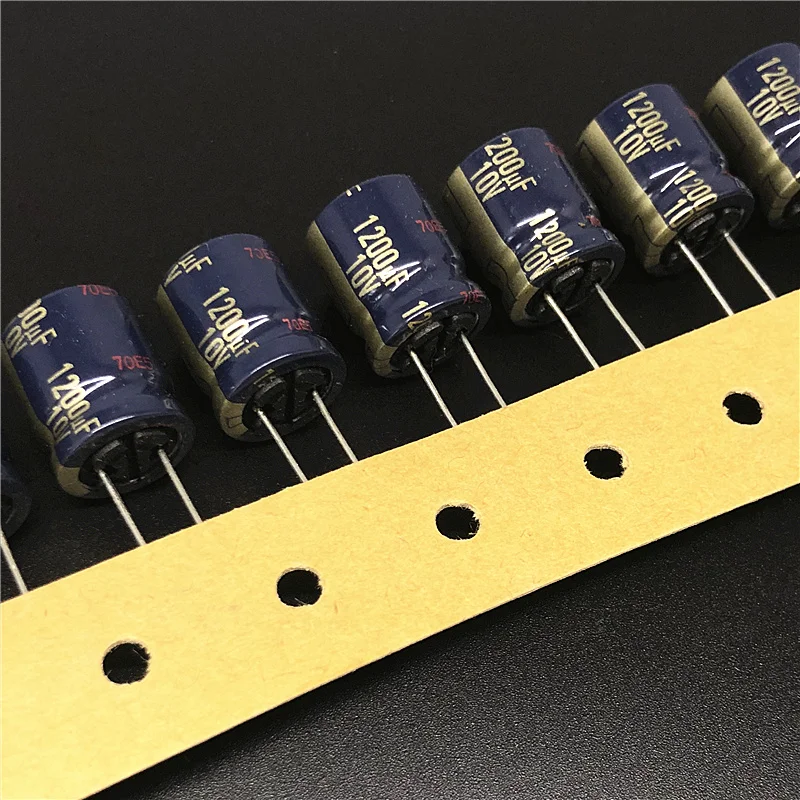 10 шт 1200 мкФ 10В FC серия 12,5x15 мм низкое сопротивление 10V1200uF алюминиевый электролитический конденсатор
