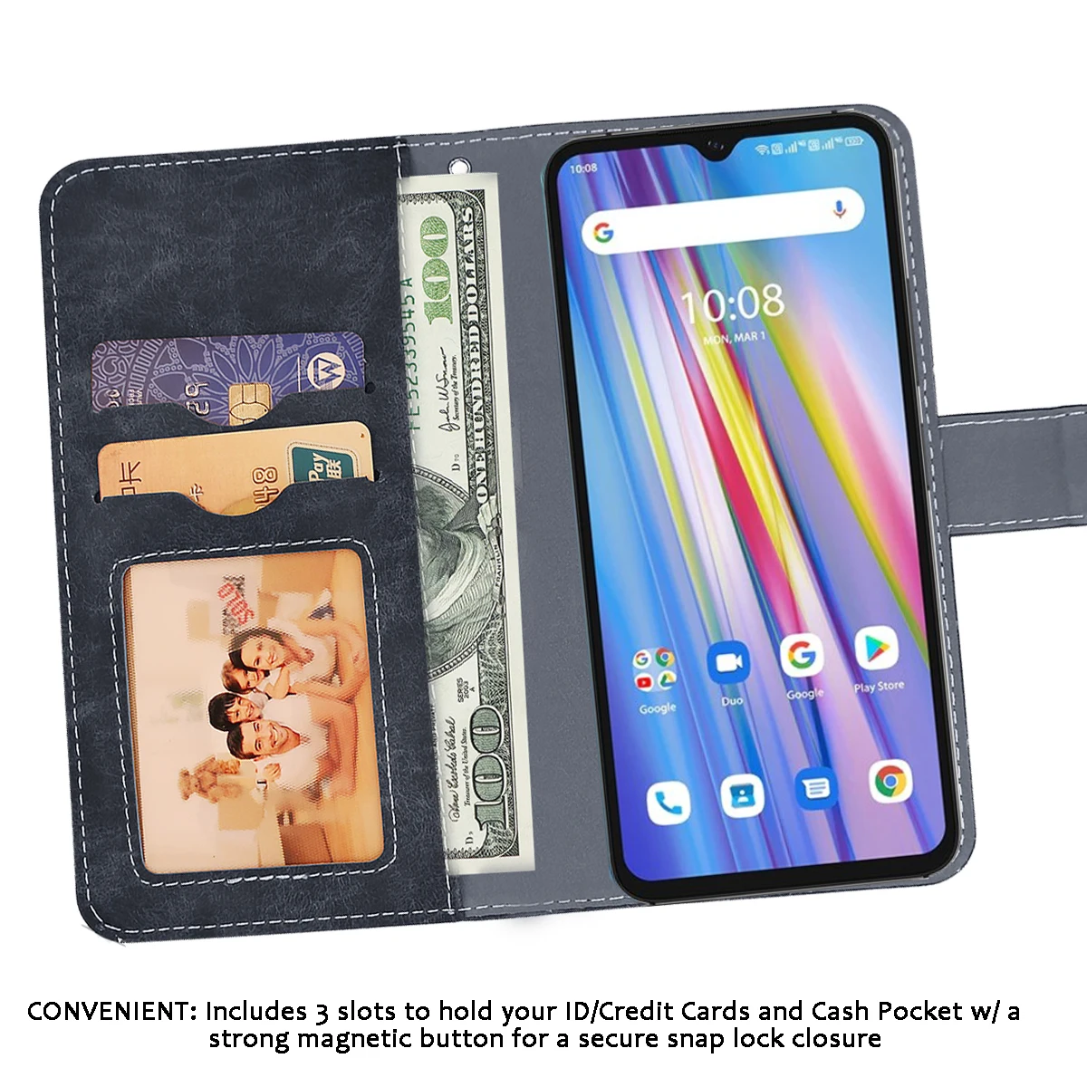 leather wallet umidigi a11 case 6 53 flip fashion luxury front card slots cases cover business magnetic phone bags free global shipping