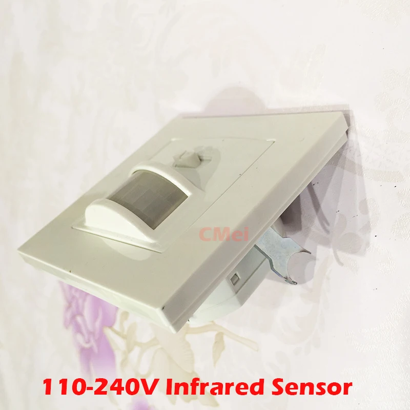 Автоматический регулируемый инфракрасный датчик движения 140 градусов 9 м 110 220