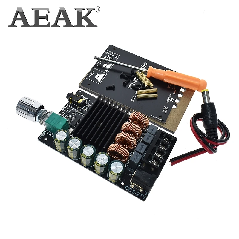 Цифровой усилитель AEAK Hi-Fi 100WX2 TPA3116 Bluetooth 5 0 высокая мощность стерео плата для