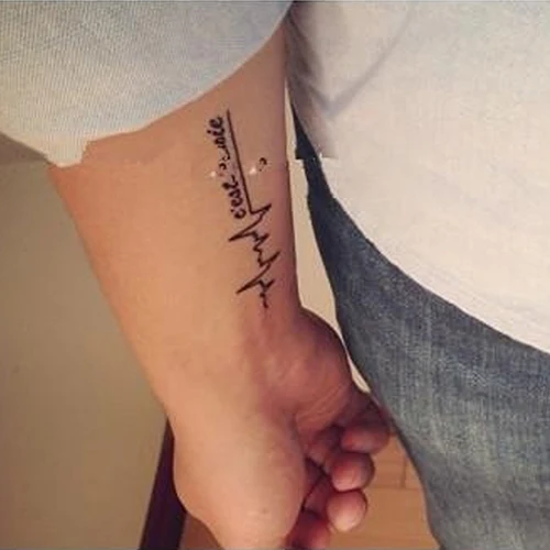 2 шт. водостойкие временные наклейки-тату с надписью на английском языке | Красота