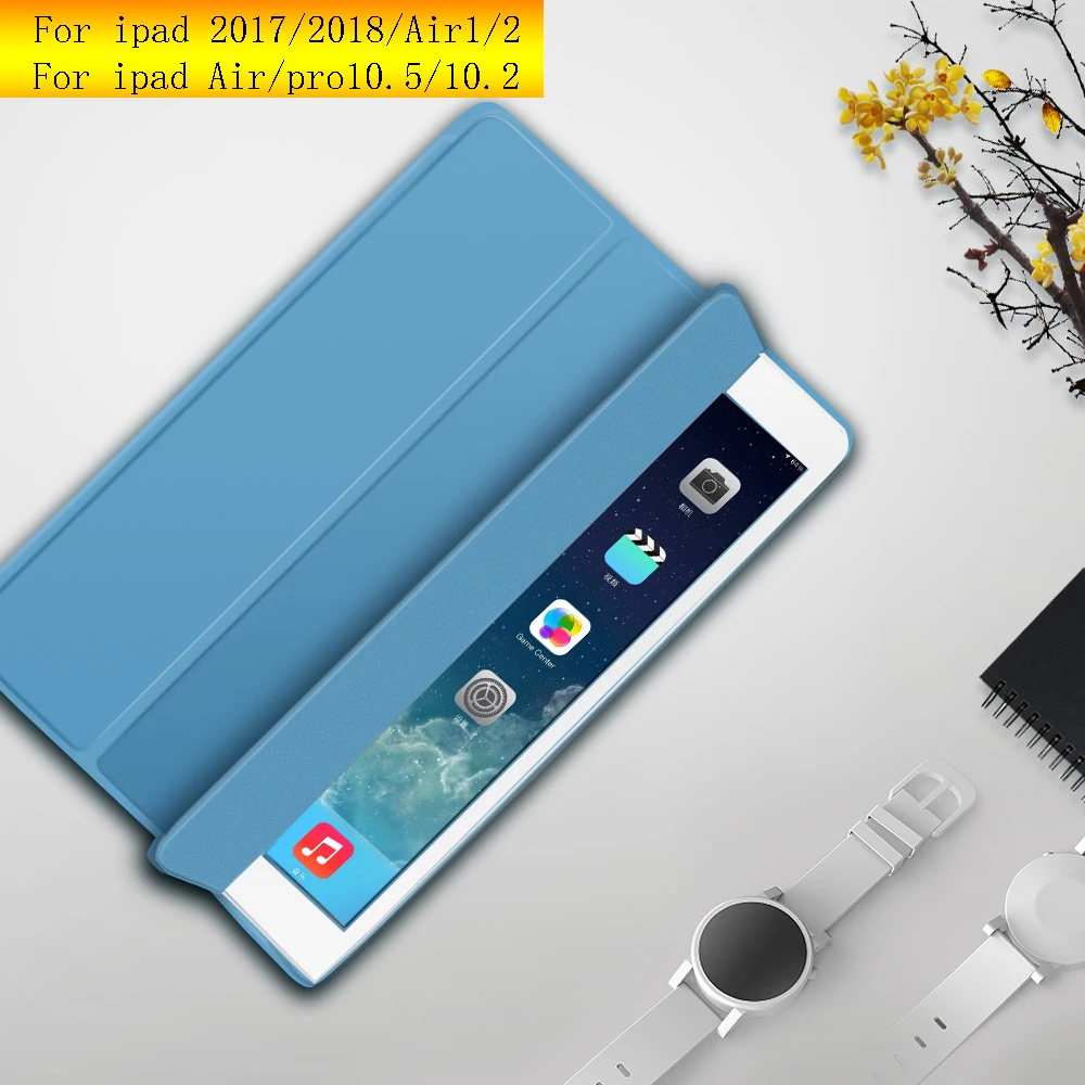 Чехол для нового iPad 9 7 дюйма 2017 2018 5/6 поколения чехол с держателем карандаша умный