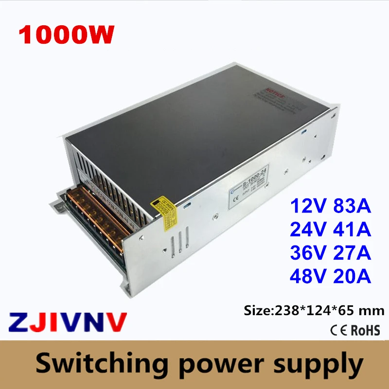 Выключатель питания с дисплеем 1000 Вт в перем. Тока/в Тока 12 В 24 а 36 27 А 48 20